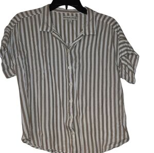 Brown Striped Women's ALEZANDER JORDAN Shirt